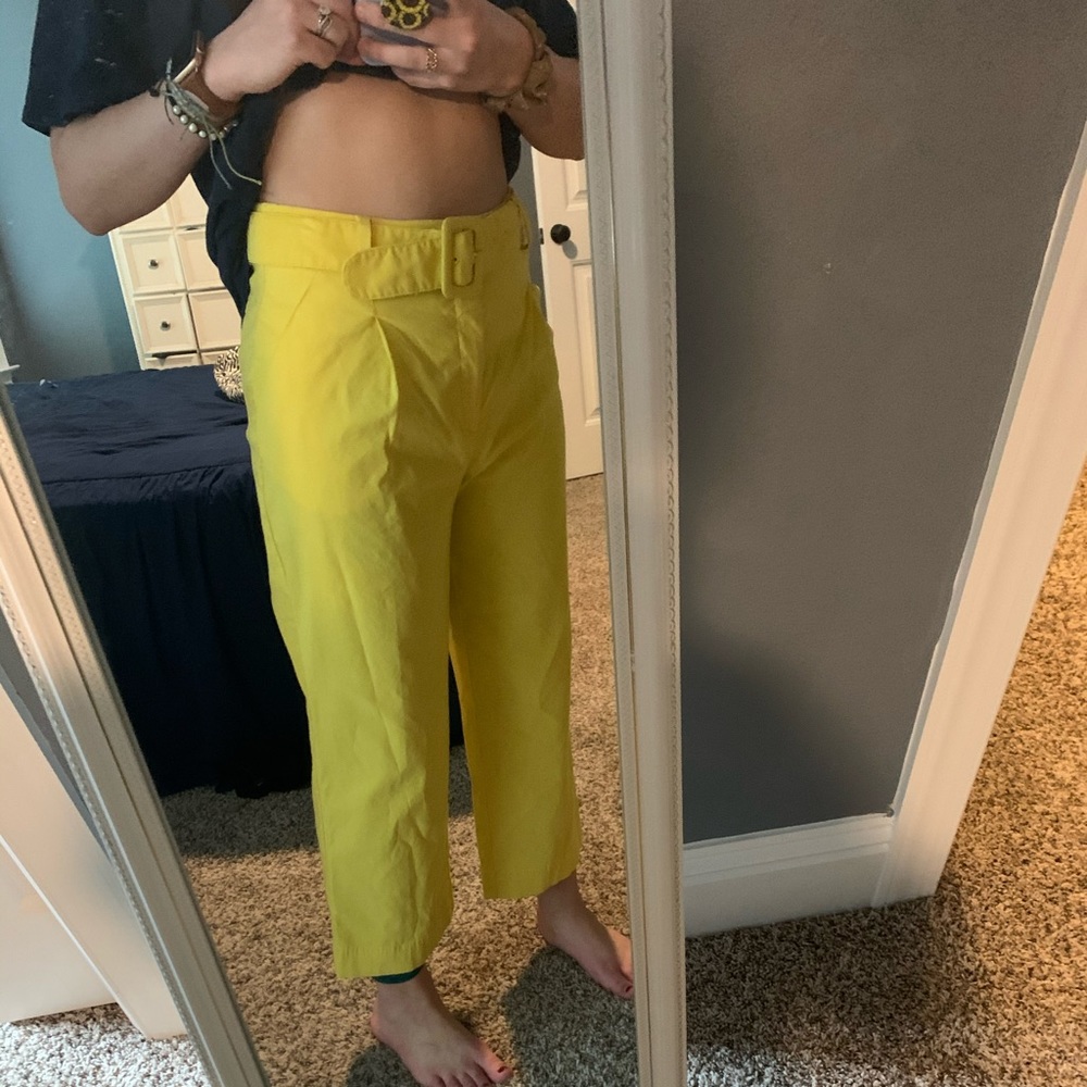 Anthropologie Paper Bag Trousers